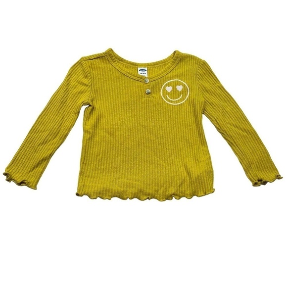 Old Navy Graphic Smiley Face Long Sleeve Tee - Picture 6 of 6